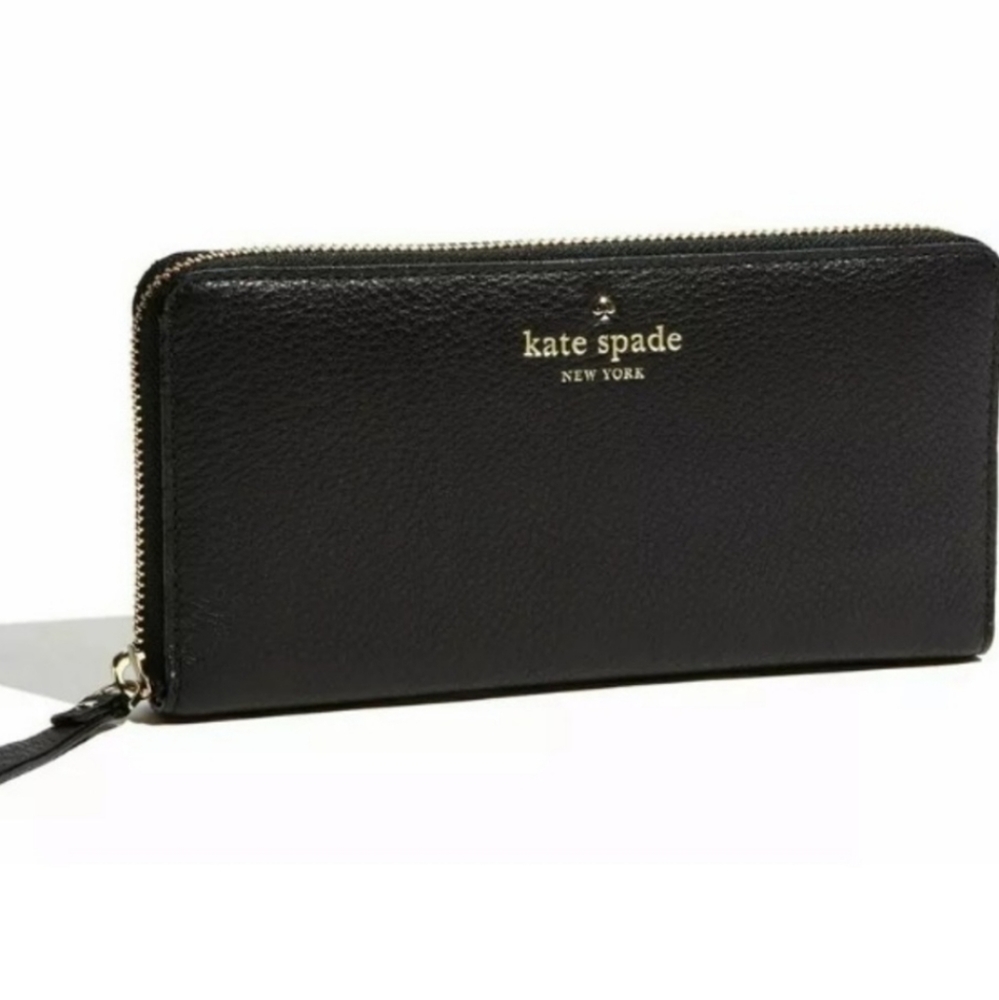 Kate Spade | Jackson pebbled leather wallet
